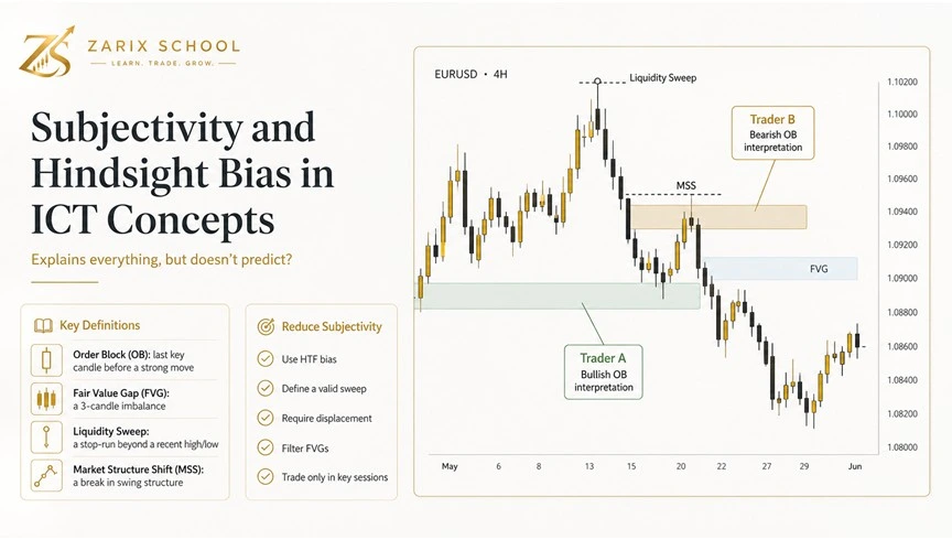 Subjectivity and hindsight bias in ICT concepts